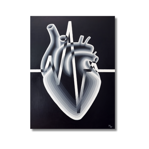 Black and White Heart