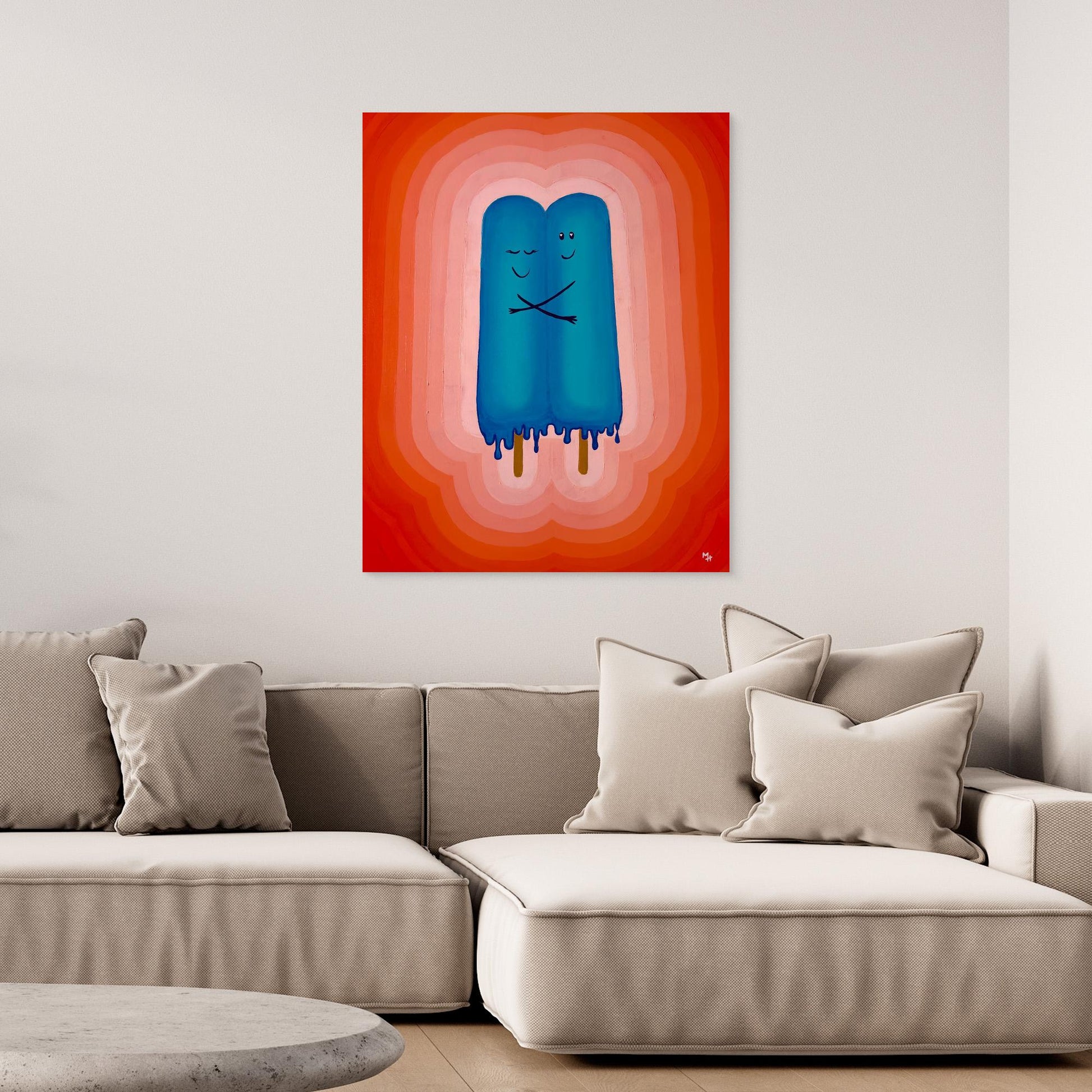 Popsicles (Limited Edition Print on Canvas)