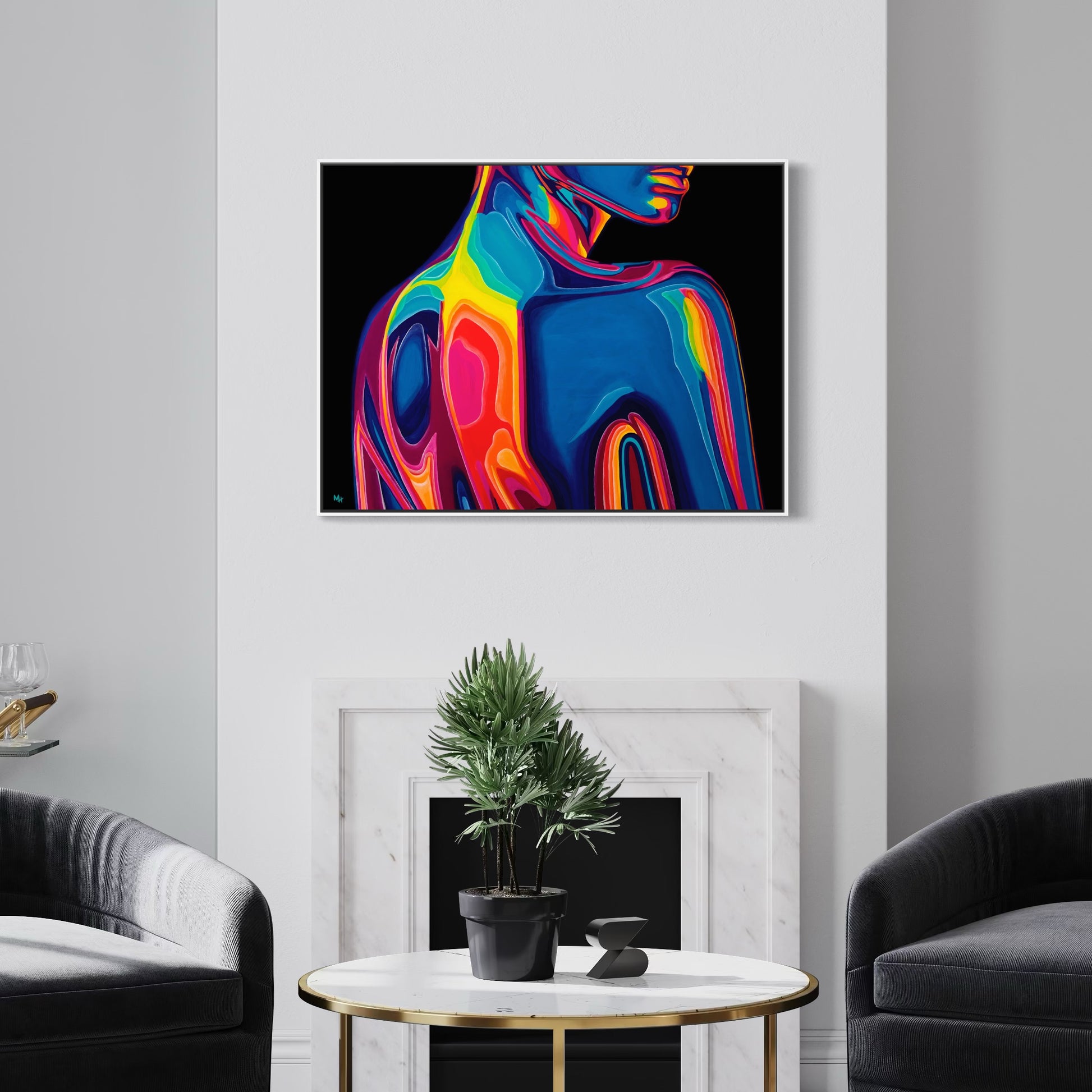 "Iridescent Figure" Print