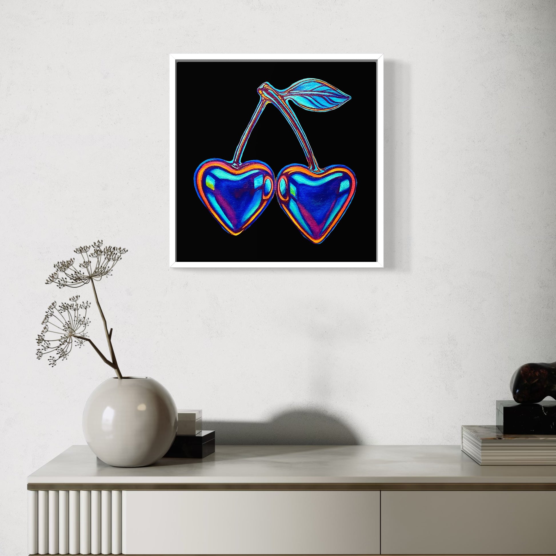 "Iridescent Cherries" Print