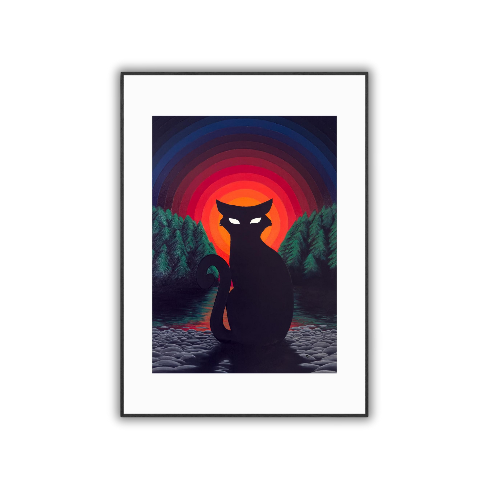 Ethereal Cat (Fine Art Paper Print)
