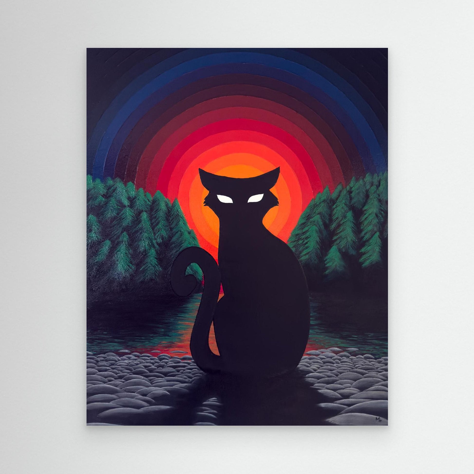 Ethereal Cat (Limited Edition Canvas Print)