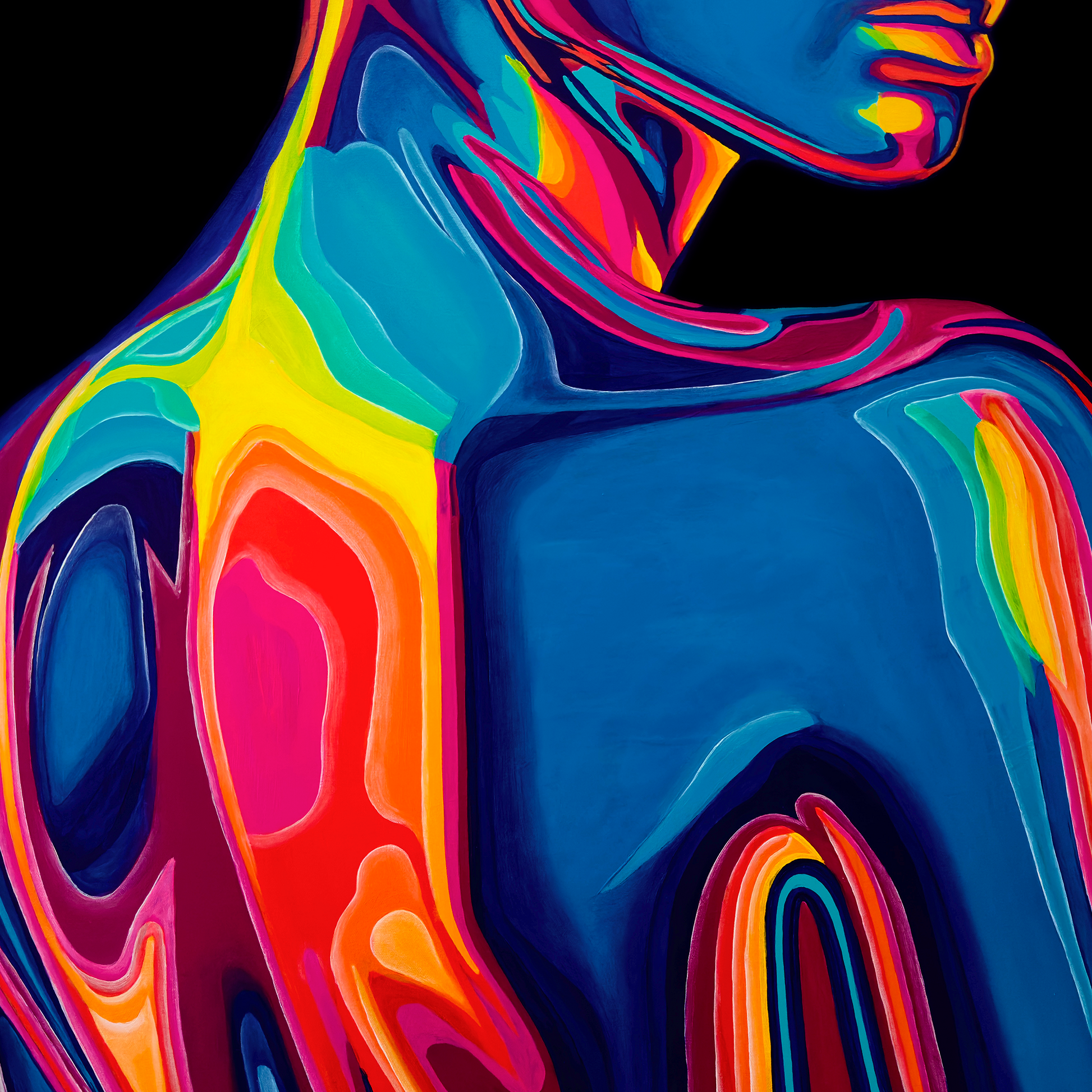Iridescent Figure