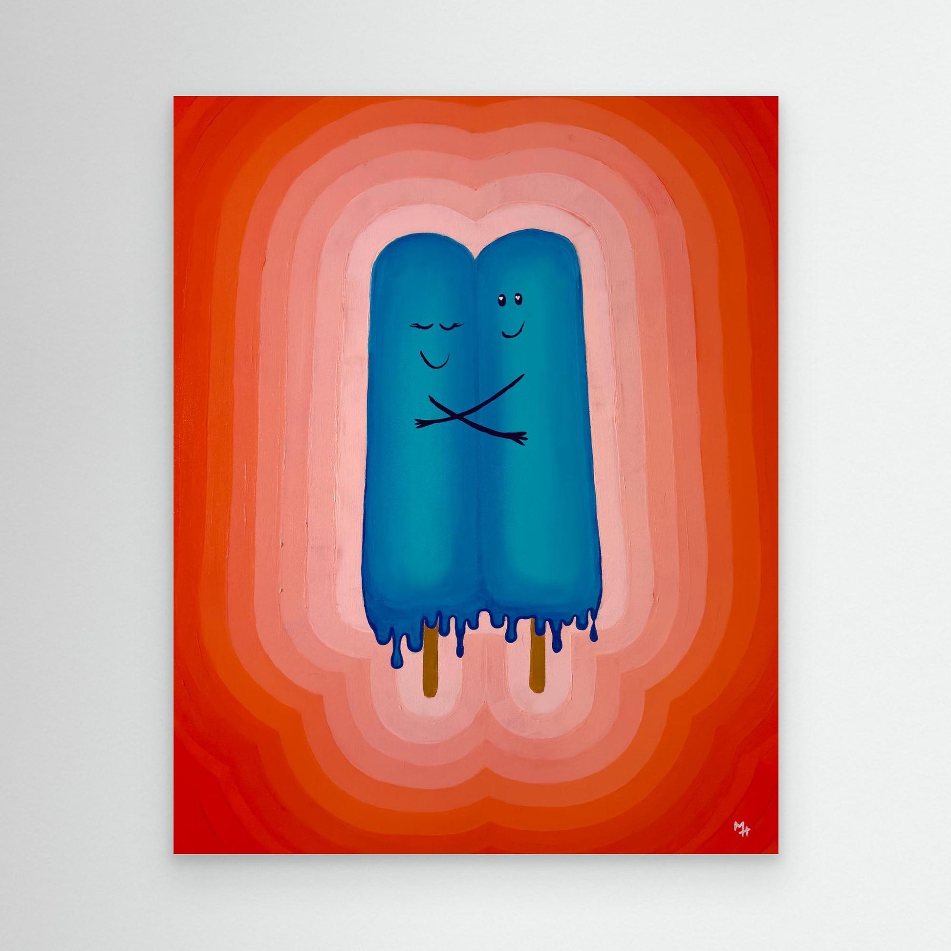 Popsicles (Limited Edition Print on Canvas)