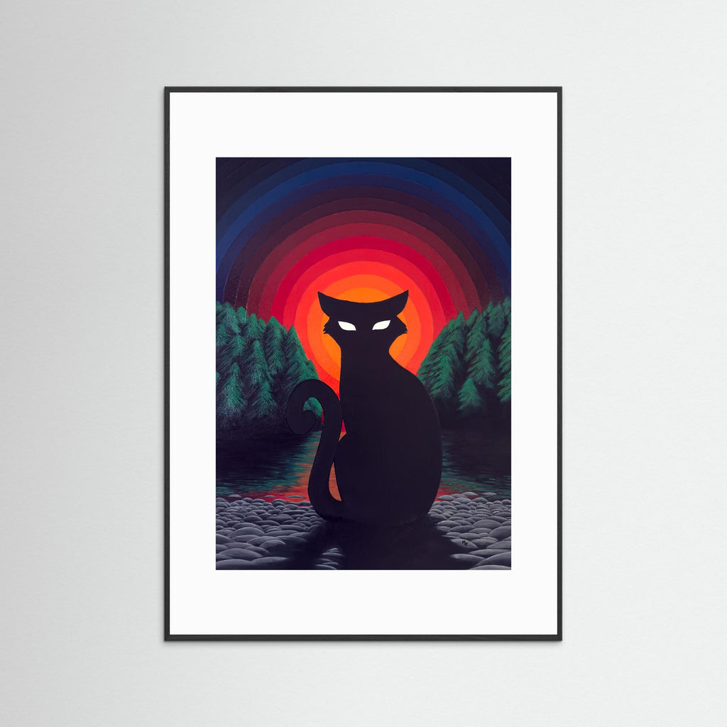 Ethereal Cat (Fine Art Paper Print)