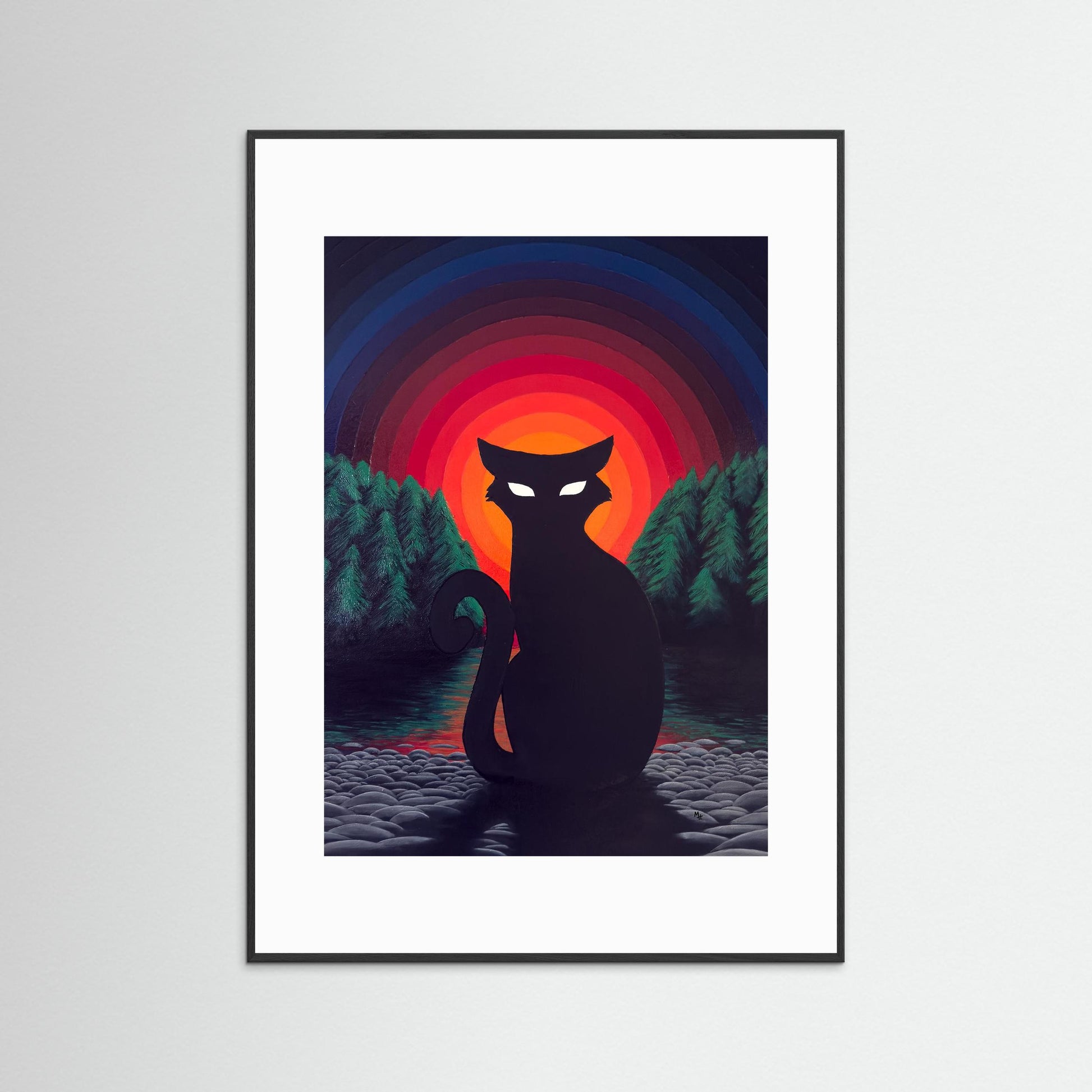 Ethereal Cat (Fine Art Paper Print)